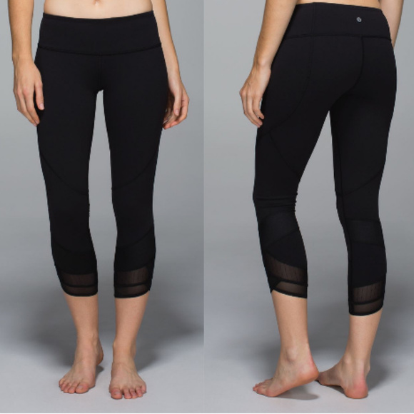 lululemon athletica Pants - Lululemon Emerge Renewed Crop Leggings